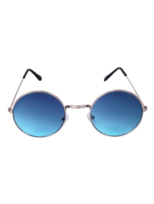 camerii glossy blue round sunglasses (sag100) - 10668401 - Very Small Image - 1