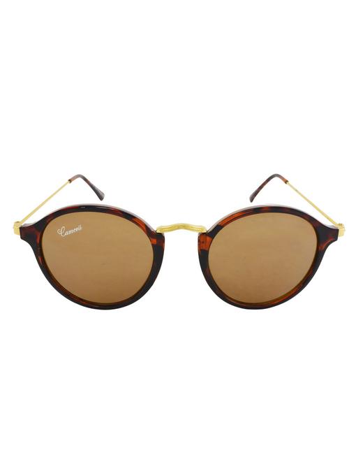 camerii glossy black oval sunglasses (sag116) - 10668426 - Very Small Image - 1