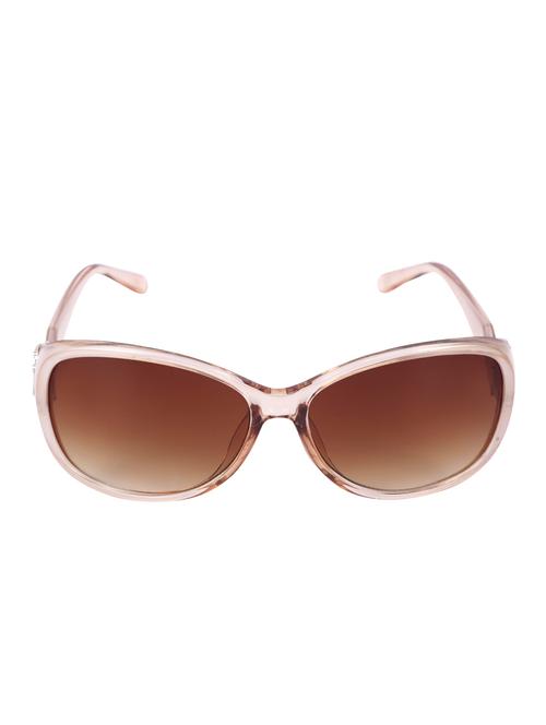 camerii glossy brown rectangular sunglasses (scl66) - 10668448 - Very Small Image - 1