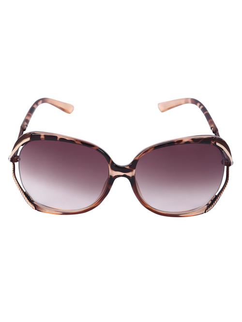 camerii glossy brown rectangular sunglasses (scl82) - 10668454 - Very Small Image - 1
