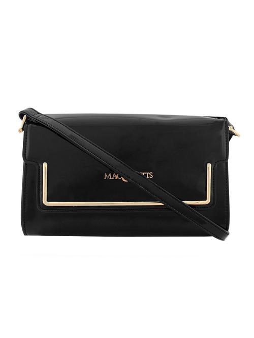 black leatherette sling bag - 10669717 - Very Small Image - 1