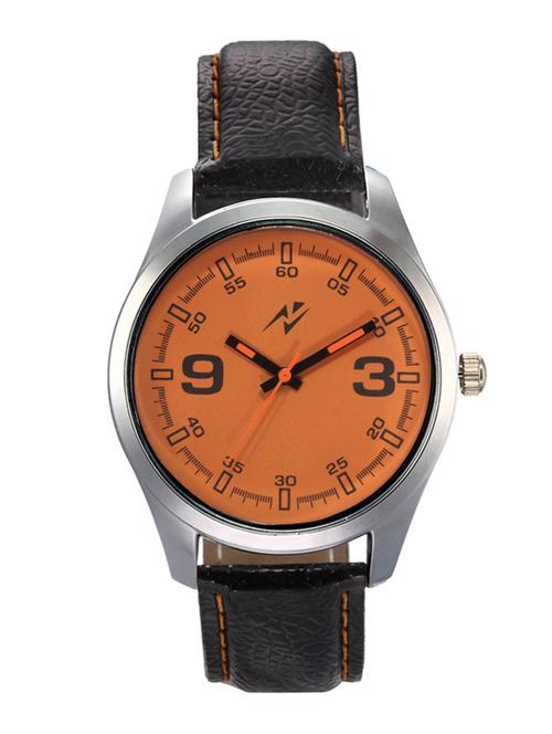 yepme orepha men's watch - orange/black - 10671496 - Very Small Image - 1