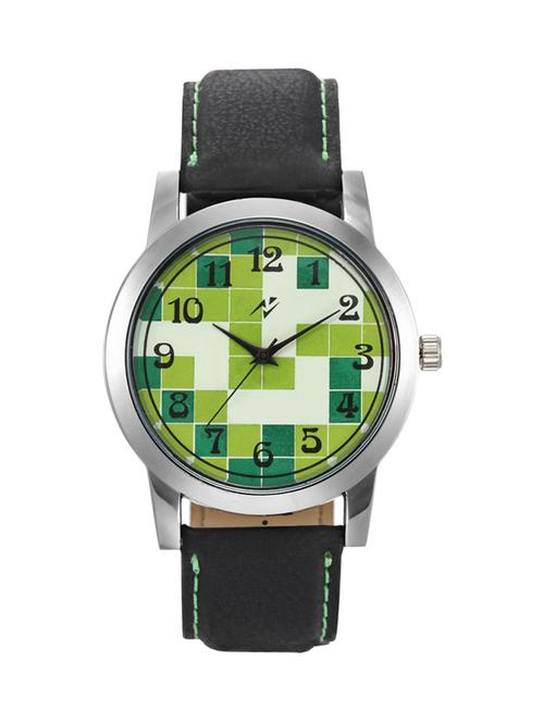 yepme chez men's watch - green/black - 10671513 - Very Small Image - 1