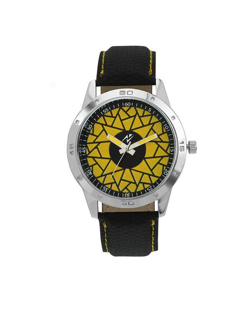 yepme peyos men's watch - yellow/black - 10671640 - Very Small Image - 1