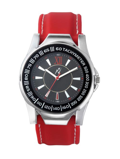 yepme men's analog watch - black/red - 10672447 - Very Small Image - 1