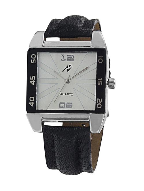 yepme men's analog watch - white/black - 10672506 - Very Small Image - 1