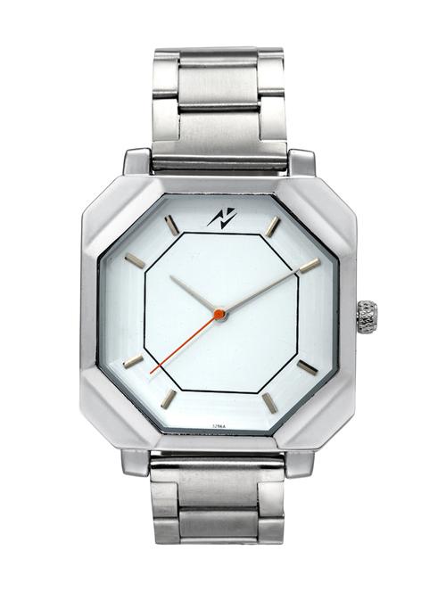 yepme men's chain watch - white/silver - 10672533 - Very Small Image - 1