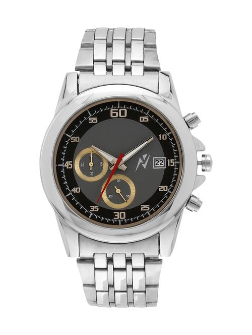 yepme men's chronograph watch - grey/silver - 10672612 - Very Small Image - 1