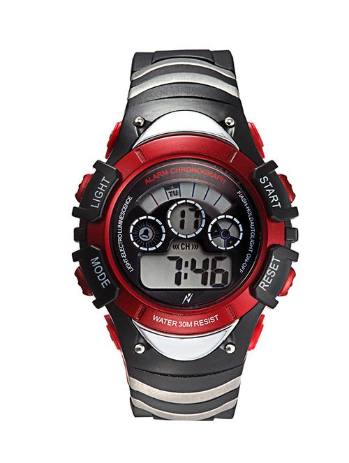yepme men's digital watch - red/black - 10672649 - Very Small Image - 1