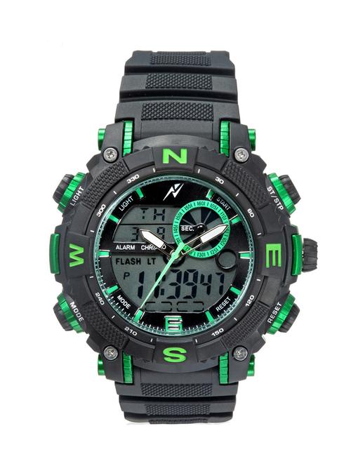 yepme men's digital watch - green/black - 10672661 - Very Small Image - 1