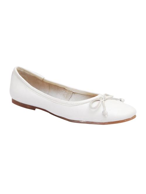 white leather slip on ballerina - 10679340 - Very Small Image - 1