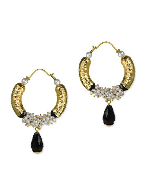 black metal alloy earring - 10679769 - Very Small Image - 1