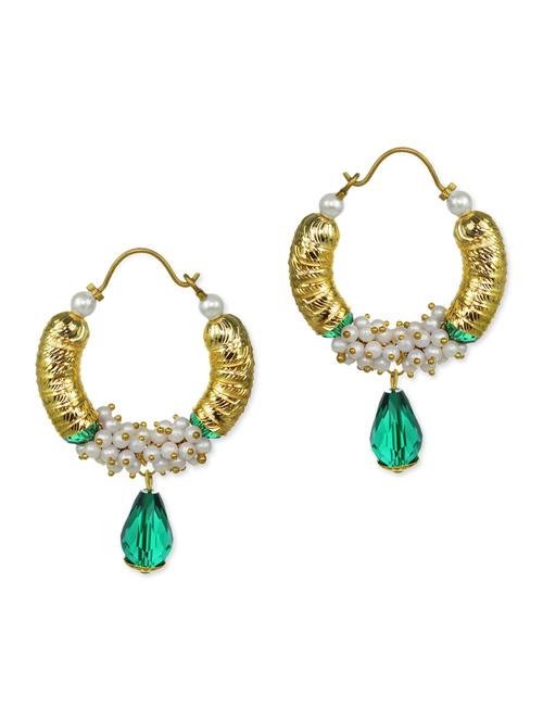 green metal alloy earring - 10679776 - Very Small Image - 1