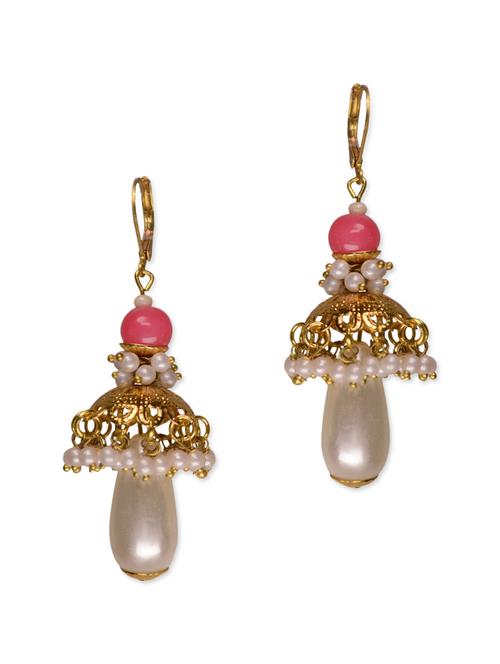 pink metal alloy earring - 10679779 - Very Small Image - 1
