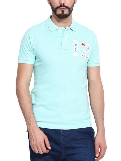 light blue cotton tshirt - 10680953 - Very Small Image - 1