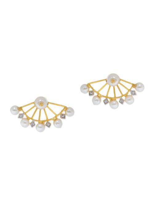 white metal earring - 10681260 - Very Small Image - 1
