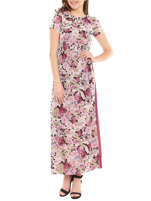 multicolor polyester dress - 10681694 - Very Small Image - 1