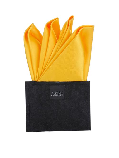 yellow polyester pocket square - 10682953 - Very Small Image - 1