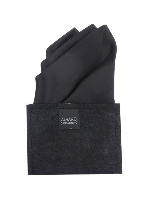 black polyester pocket square - 10682964 - Very Small Image - 1