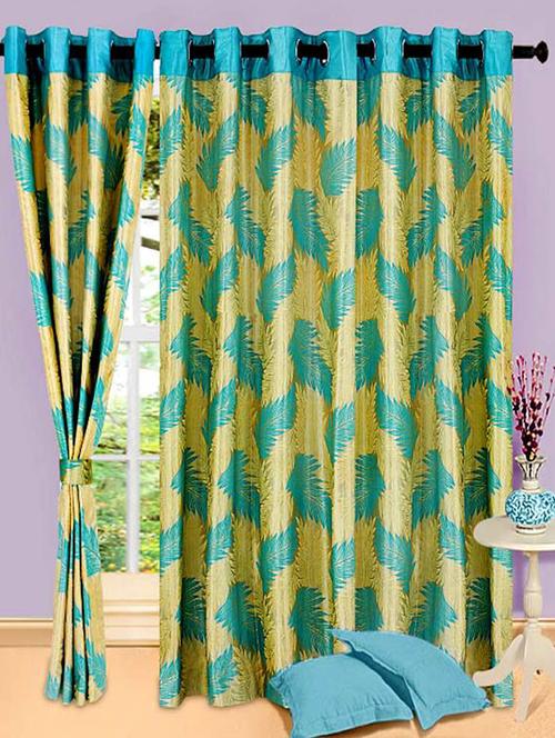 handloom hub candy design door curtain(set of 3) - 10686224 - Very Small Image - 1