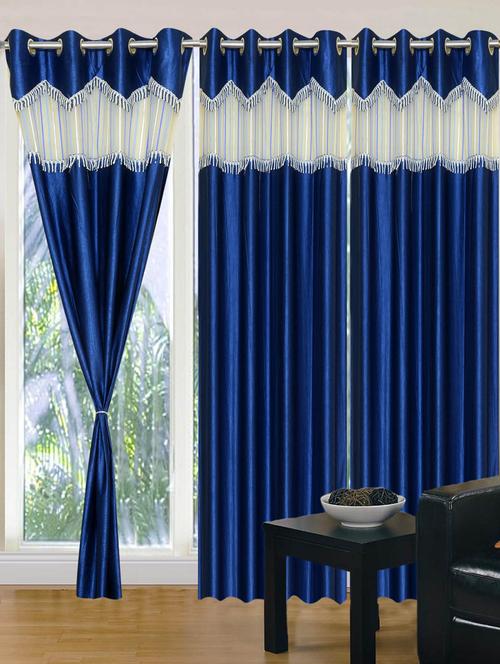 handloom hub designer door curtain(set of 3) - 10686398 - Very Small Image - 1