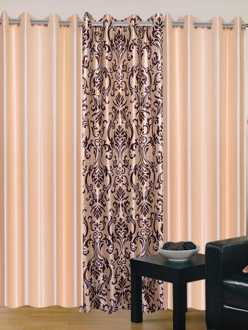 handloom hub designer door curtains(set of 3) - 10686455 - Very Small Image - 1