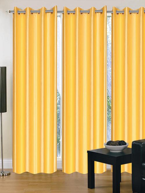 handloom hub solid design door curtain(set of 3) - 10686480 - Very Small Image - 1