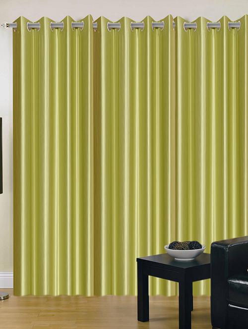 handloom hub solid design door curtain(set of 3) - 10686494 - Very Small Image - 1