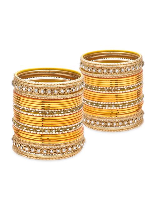 yellow metal alloy bangle - 10696200 - Very Small Image - 1