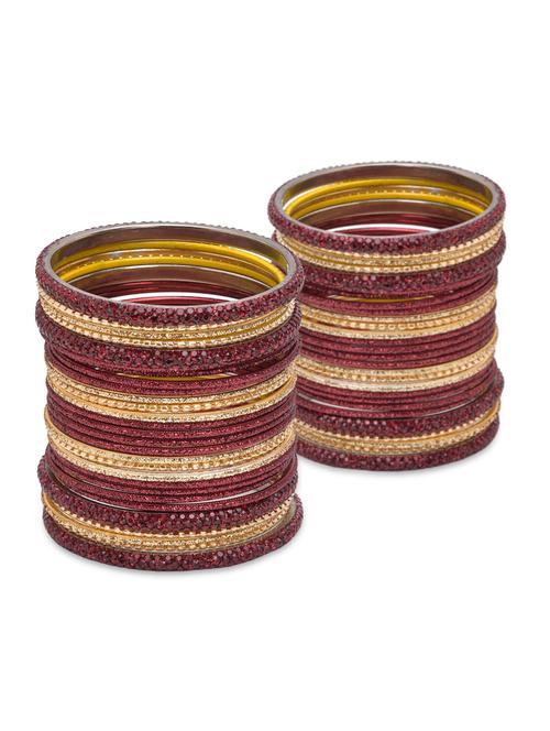maroon metal alloy bangle - 10696203 - Very Small Image - 1