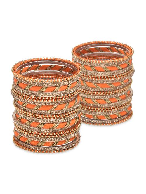 orange metal alloy bangle - 10696213 - Very Small Image - 1