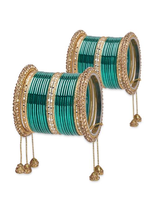 dark green metal alloy bangle - 10696221 - Very Small Image - 1
