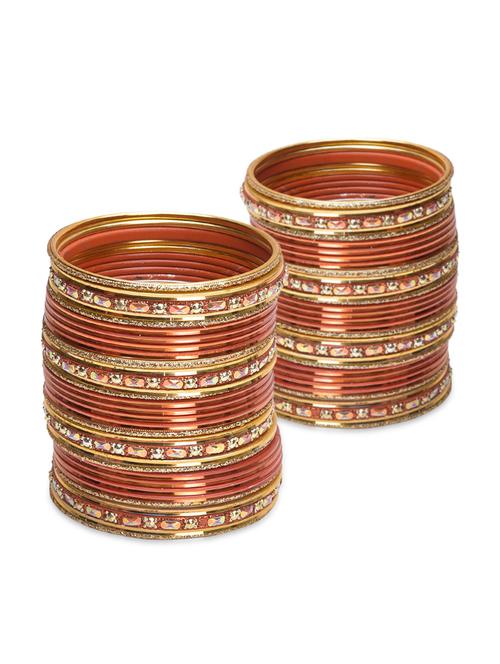 orange metal alloy bangle - 10696257 - Very Small Image - 1