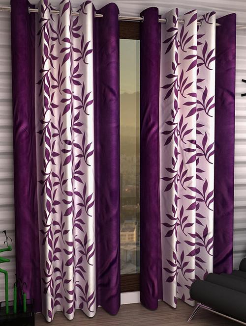 k dã©cor set of 2 beautiful polyester windows curtains - 10696875 - Very Small Image - 1