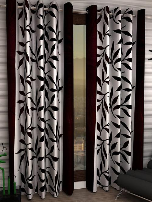 k dã©cor set of 4 beautiful polyester window curtains - 10697063 - Very Small Image - 1