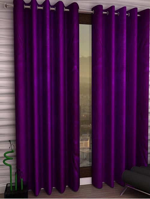 k dã©cor set of 6 beautiful polyester window curtains - 10697146 - Very Small Image - 1