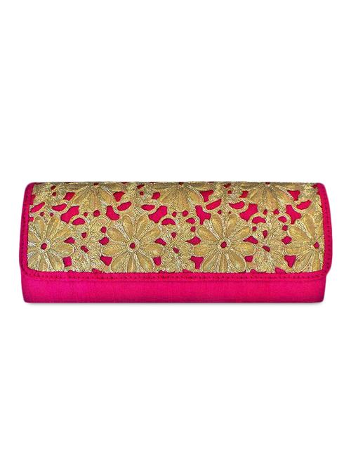 pink box clutch with cutwork flap - 1069750 - Very Small Image - 1