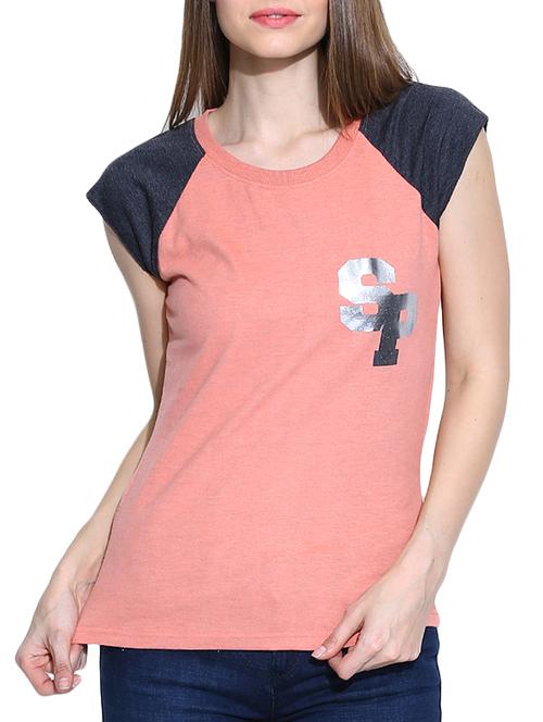 orange cotton tshirt - 10700380 - Very Small Image - 1