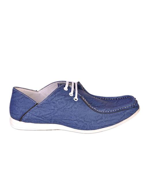 blue leatherette shoes - 10705444 - Very Small Image - 1