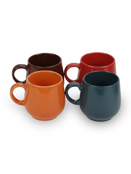 ceramic oval tea cups set of 4 pcs - 10706048 - Very Small Image - 1
