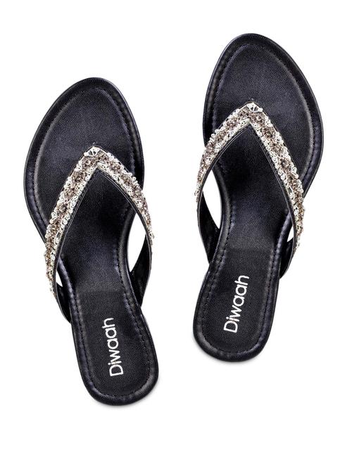 Embellished toe separator slip ons - 1070668 - Very Small Image - 1