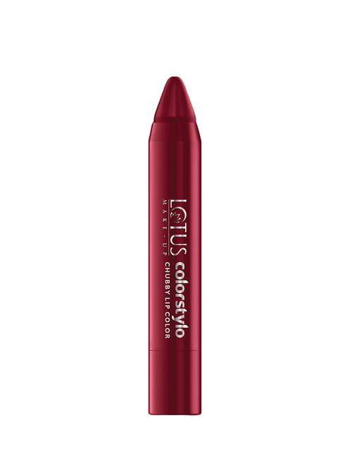 lotus make-up colorstylo chubby lip color ruby red 206 3.7gm - 10706936 - Very Small Image - 1