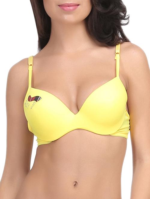 yellow polyester bra - 10708482 - Very Small Image - 1