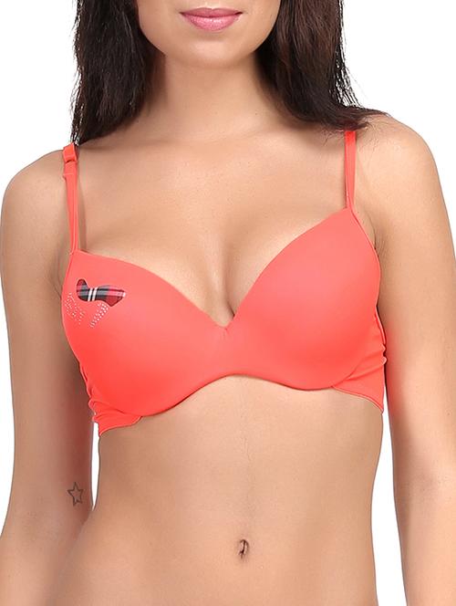 orange polyester bra - 10708487 - Very Small Image - 1
