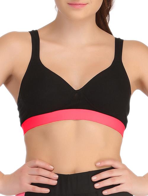black cotton bra - 10708569 - Very Small Image - 1