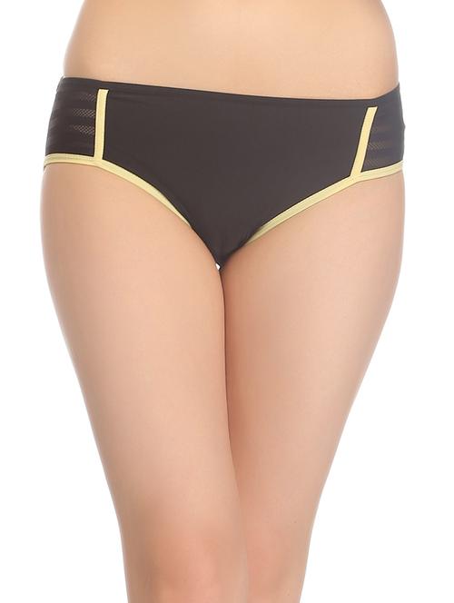 black polyester regular panty - 10708571 - Very Small Image - 1
