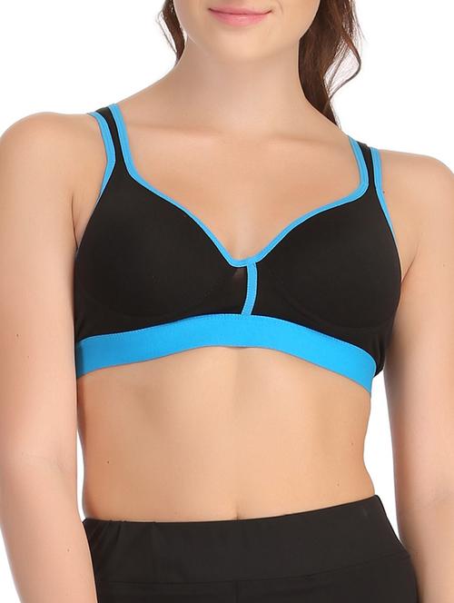 black cotton bra - 10708589 - Very Small Image - 1