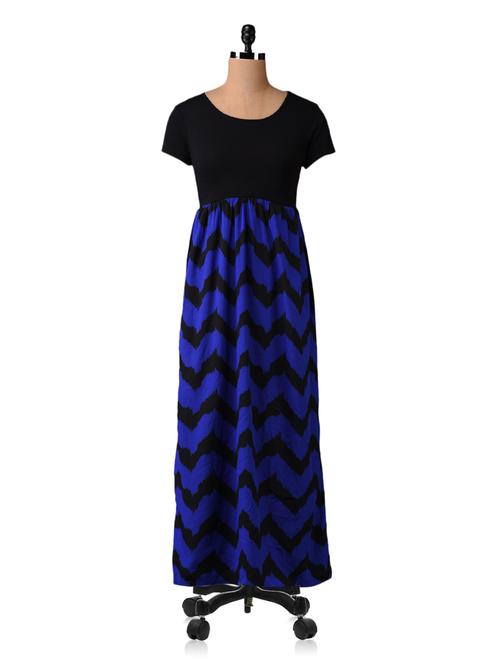 chevron print maxi dress - 1070950 - Very Small Image - 1