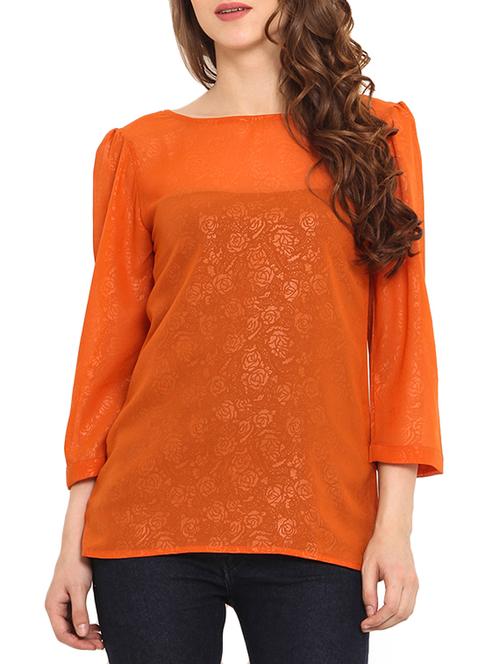 orange polyester top - 10709921 - Very Small Image - 1