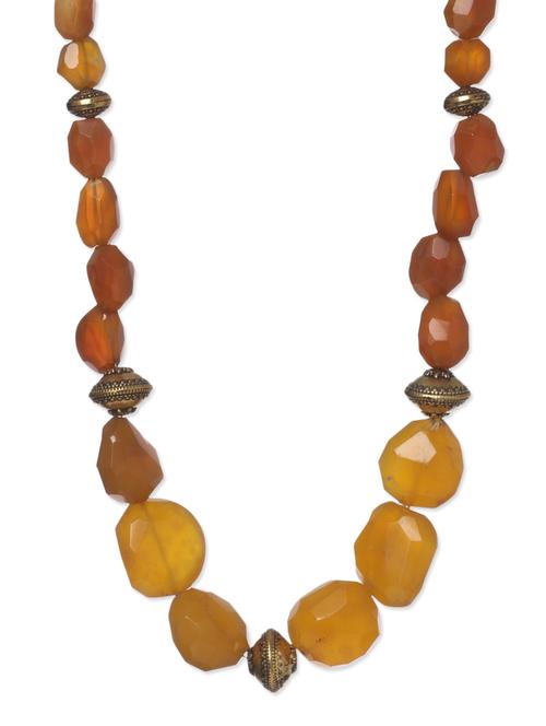 orange stones necklace - 10711504 - Very Small Image - 1
